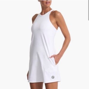 Vuori White Volley Tennis Active Mini Dress Size Small
